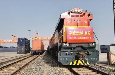 钢铁驼队中欧班列为