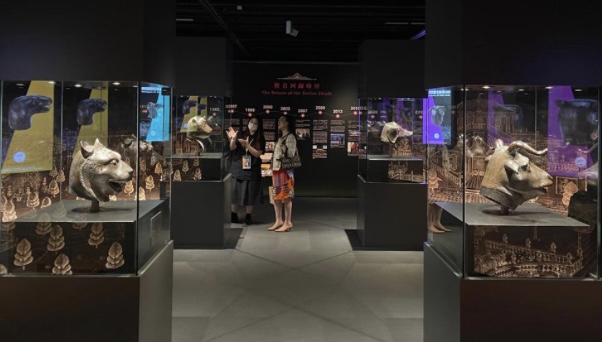 圆明园四兽首在香港展出