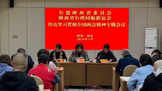 台盟陕西省委会、陕西省台联召开专题会议传达学习习近平总书记重要讲话和全国两会精神