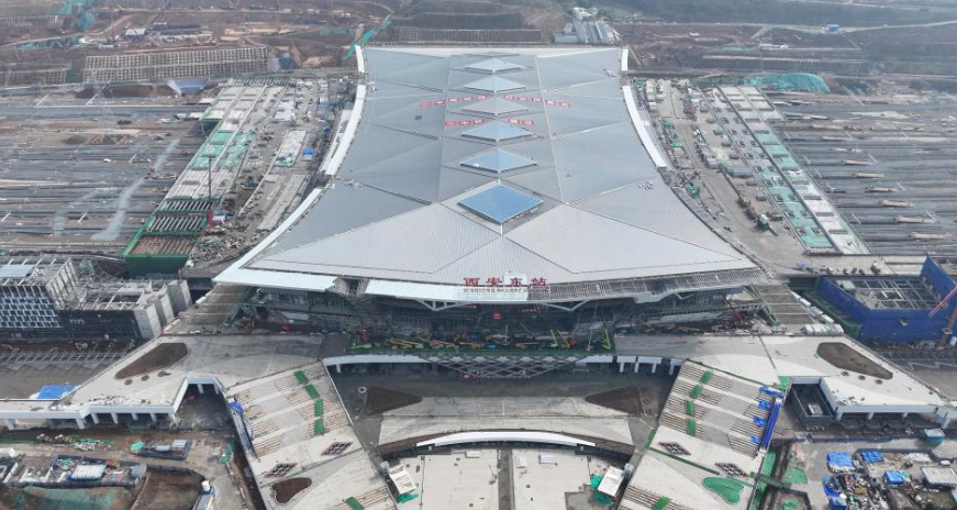 西康高铁沿线车站挂牌