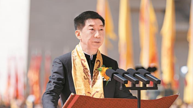 丙午（2026）年清明公祭轩辕黄帝文 陕西省省长赵刚恭读