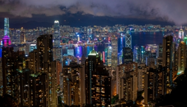 全民国家安全教育日大型无人机表演点亮香港夜空