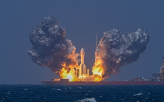 一箭九星 引力一号遥四运载火箭发射成功