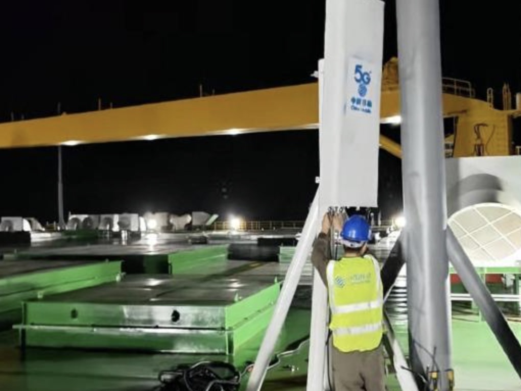 我国“海上电力心脏”开通5G基站