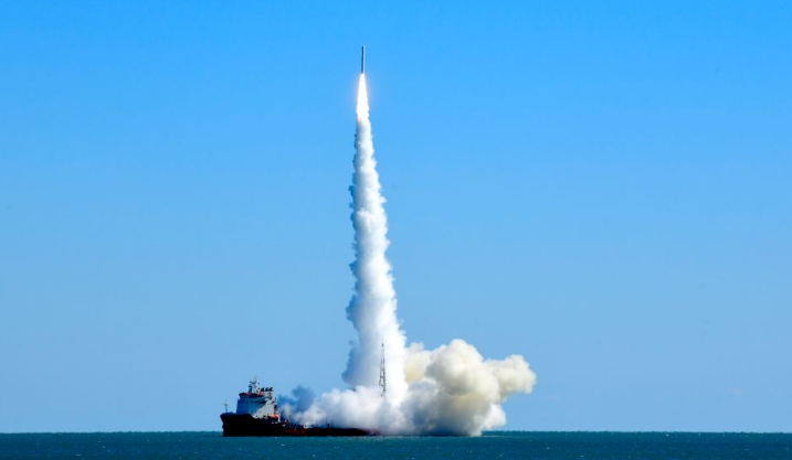 谷神星一号海射型遥八运载火箭发射成功